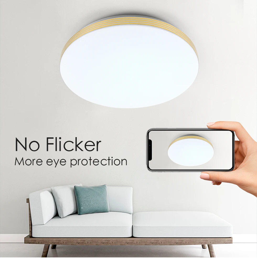 

Ultra Thin Led Ceiling Lamp 12w 18w 24w 36w Modern Panel Ceiling Lights For Living Room Bedroom Kitchen Indoor Lighting