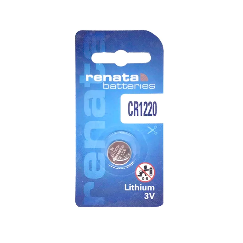 1 шт. renata 1220 оригинальная литиевая батарея CR1220 3 в для часов стоп светильник