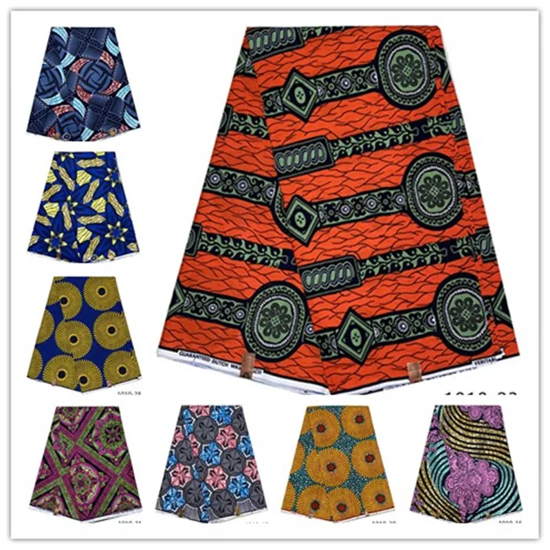Дашики воск принты ткани Анкара африканская вощеная ткань принтом высокое