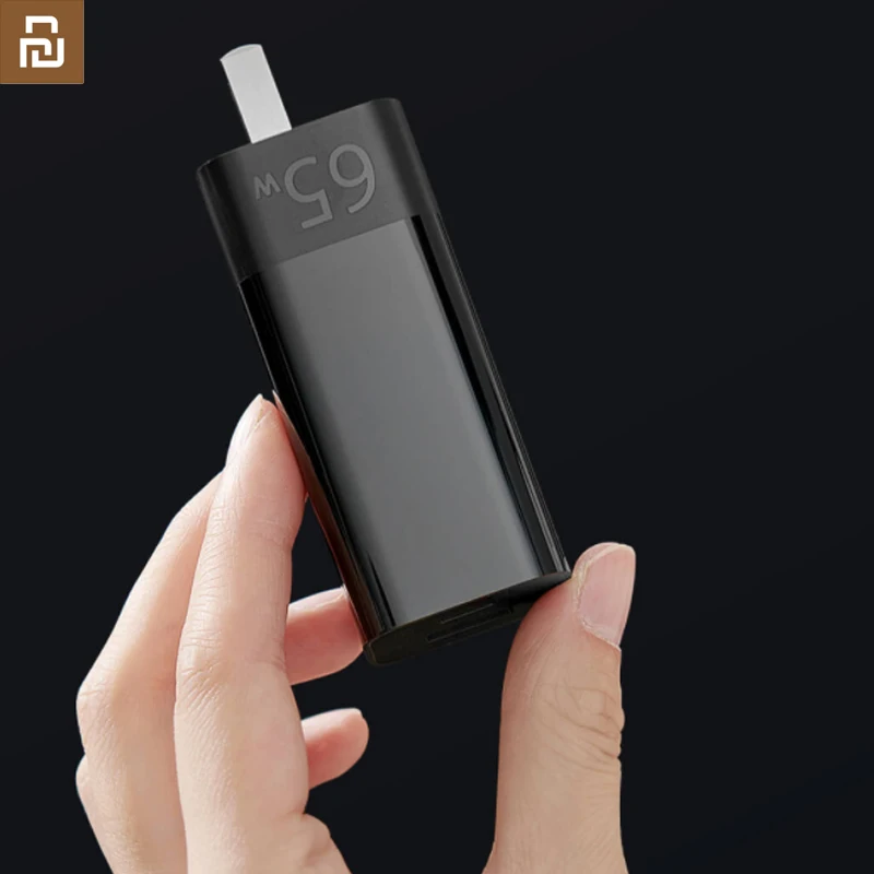 Зарядное устройство ZMI GaN 65 Вт USB Type-C быстрая зарядка 1A1C два порта с кабелем Type C на