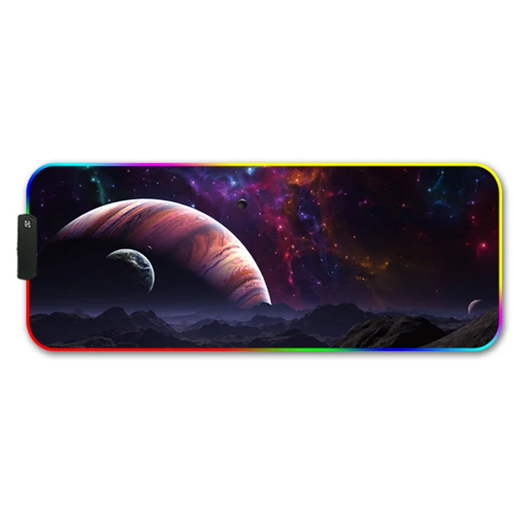 XGZ игровой коврик для мыши RGB большой коврик для мыши 80*30 см большой коврик для мыши Компьютерная светодиодная подсветка поверхность Padmause клавиатура Настольный коврик - Цвет: Type 1 Star Sky
