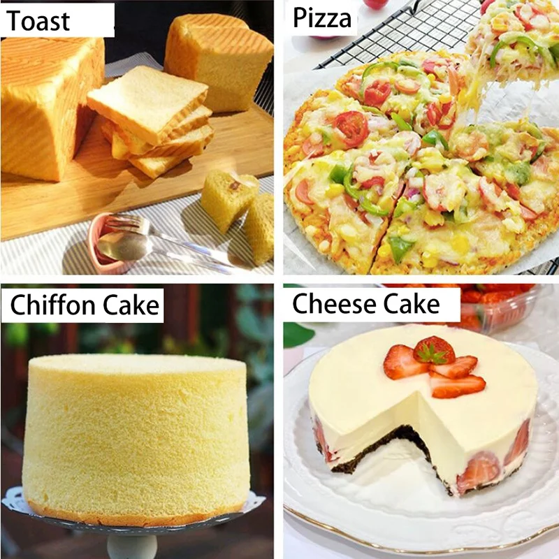 

5 Pack Non-Stick Cake Mold Pan Tray Bakeware Round Cake Pans Loaf Toast Bread Mould Baking Pans Non Stick Pastry Tools