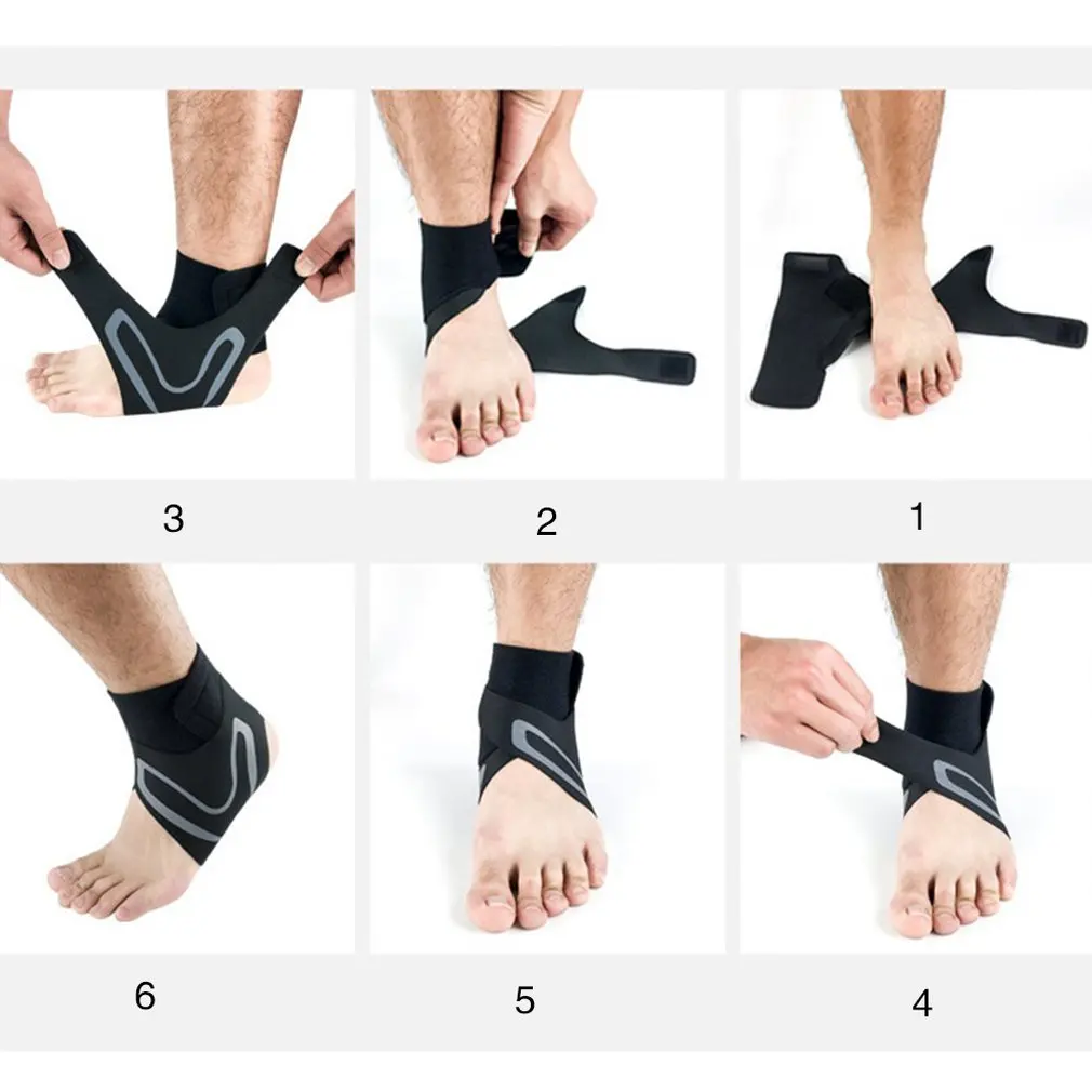 

New Soft Elastic Foot Ankle Protector Sports Ankle Support Outdoor Sport Protective Gear Anti-sprain Sports Ankle Sleeve