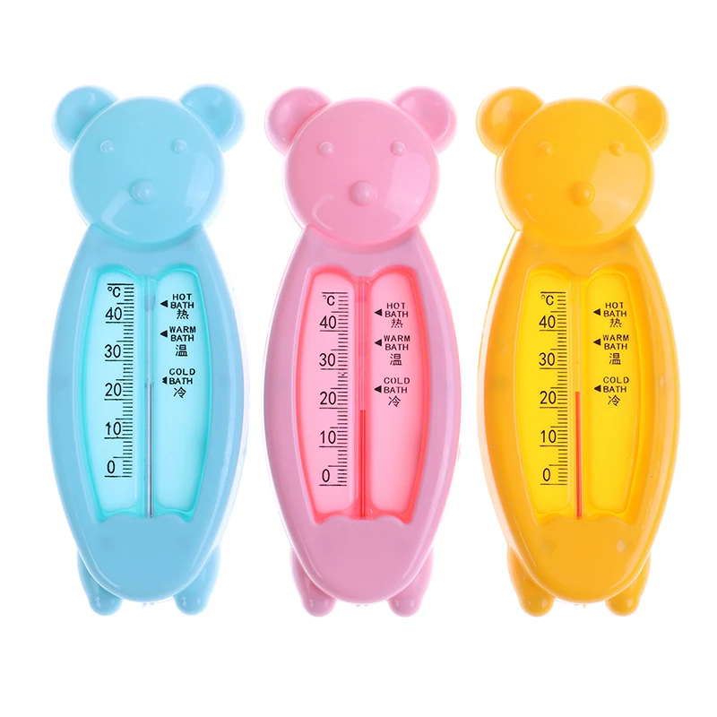 

Plastic Kids Bath Thermometer Toy Tub Water Sensor Thermometer Cartoon Floating Lovely Bear Baby Water Thermometer