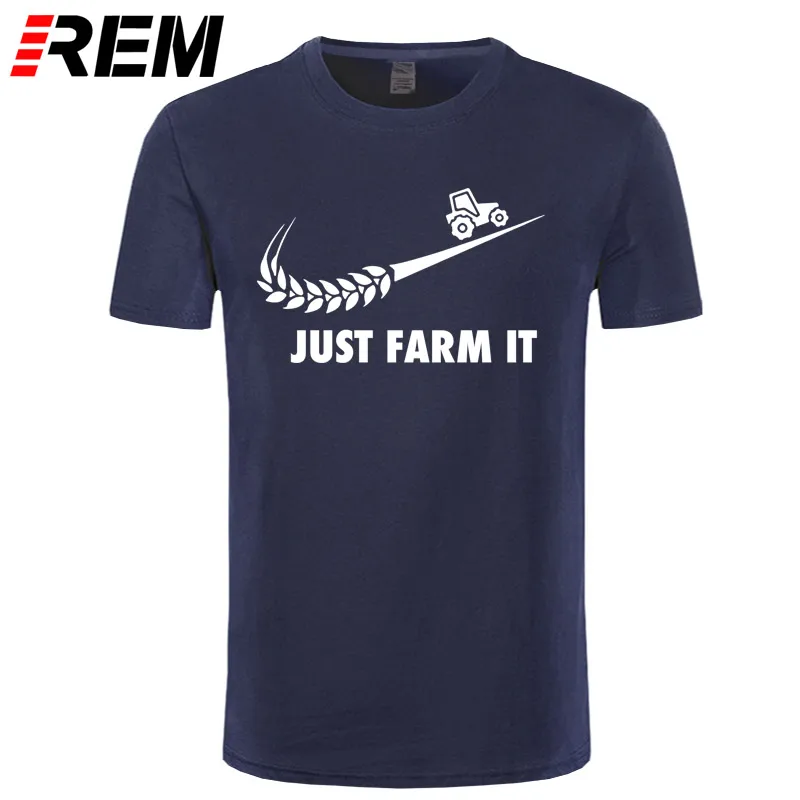 Модная футболка Just Farm It, мужские хлопковые фермерские футболки с круглым вырезом и короткими рукавами, Мужская футболка для сельского хозяйства, топы