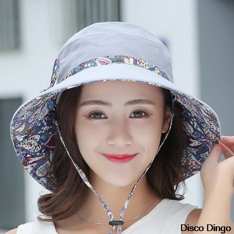 

Hat Women Summer Sunshade Han Edition Joker & Sunscreen Big Brim Sun Along The Fisherman Hat Fashion