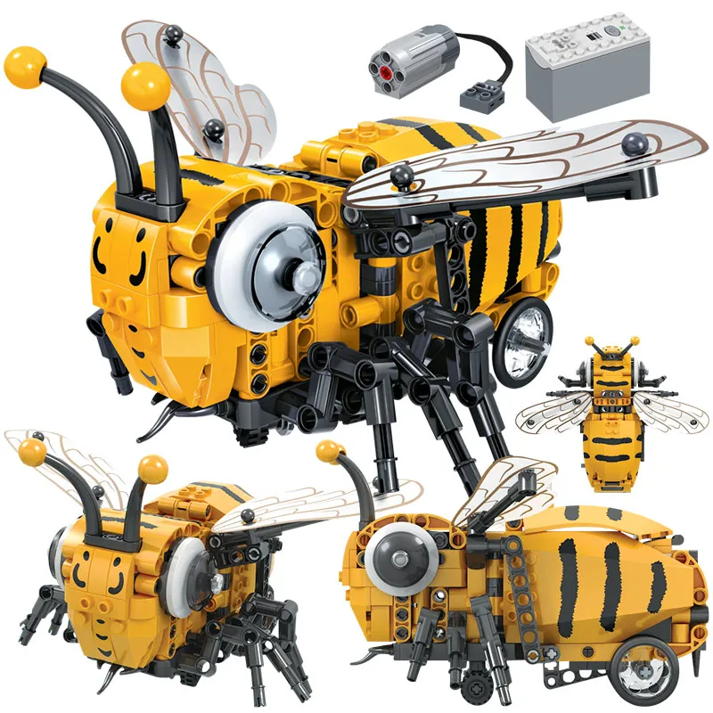 Имитация насекомых электрическая пчела Fly DIY строительные блоки