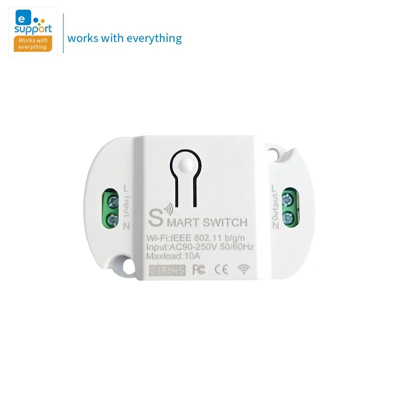 

EWeLink Smart WiFi + Bluetooth-compatible + 2.4G Light Switch Module, Smart Home Automation Work With Alexa Google Home Alice