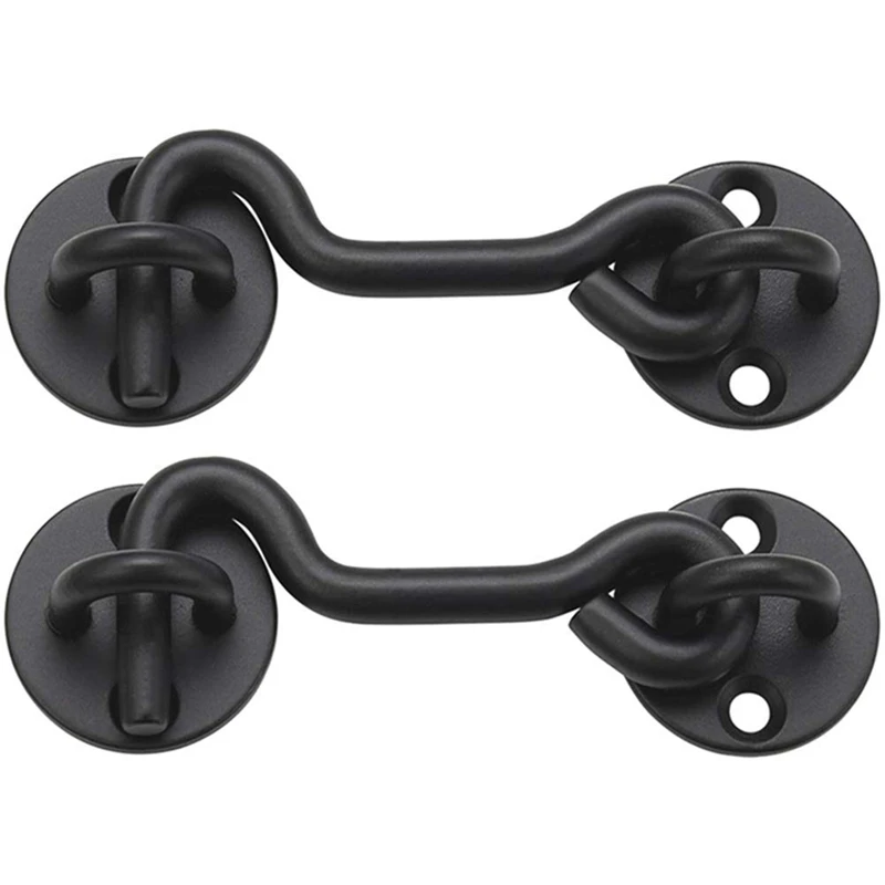 

2 шт. 4-дюймовый замок для двери сарая, замок для двери сарая, тяжелый твердый дверной замок, обеспечивает более высокую безопасность и конфид...