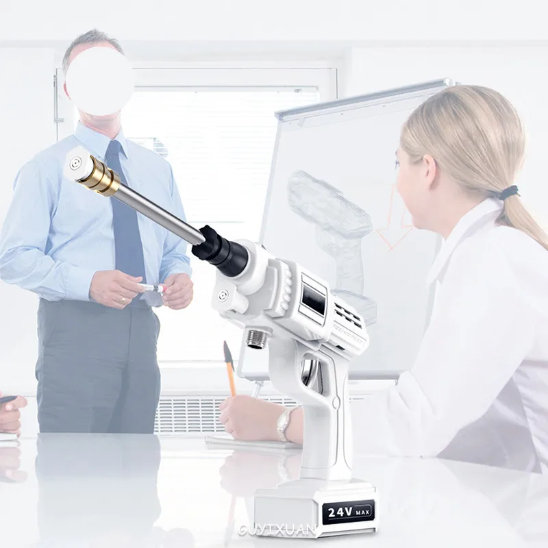 Pаспродажа Домашний Автомобиль Беспроводной Автомобильная моечная машина Портативный высокое Давление воды водяной пистолет с насосом Перезаряжаем...