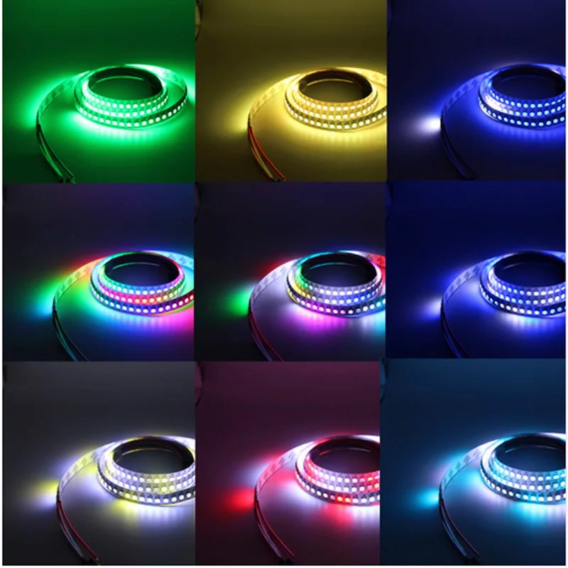 

LED 5050 SMD Addressable WS2811(IC16703)Smart Pixel Led Strip 0.5m-5m DC12V 30/60leds/m full color WS2811 IC RGB led light Tape