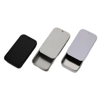 mini sliding tin box small for 10g lip balm metal case packing box for solid perfume and soap