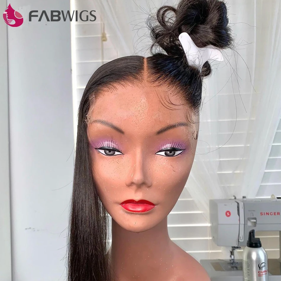 

Fabwigs 6X6 HD на сетке, бразильские натуральные человеческие волосы на застежке, 13x6 HD Fontal Skin, на сетке, с фронтальной застежкой