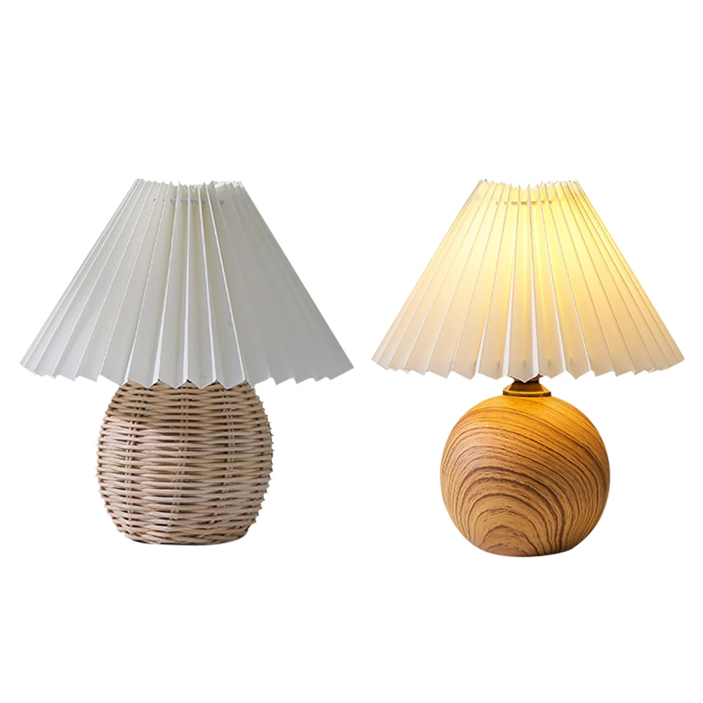 

Винтажная лампа из ротанга, настольная лампа, складсветильник, USB-зарядка, кнопка переключения, теплсветильник свет для обучения, прикроват...