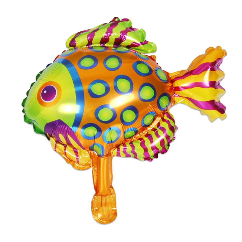 

1pcs/lot Mini Tiger Seahorse Shark Clown Fish Octopus Cute Animal Balloons Birthday Party Decorations Aluminum Foil Balloon Toys