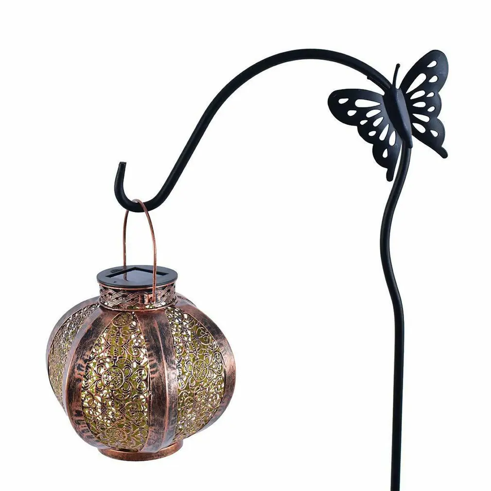 Солнечный большой фонарь подвесное садовое наружное освещение