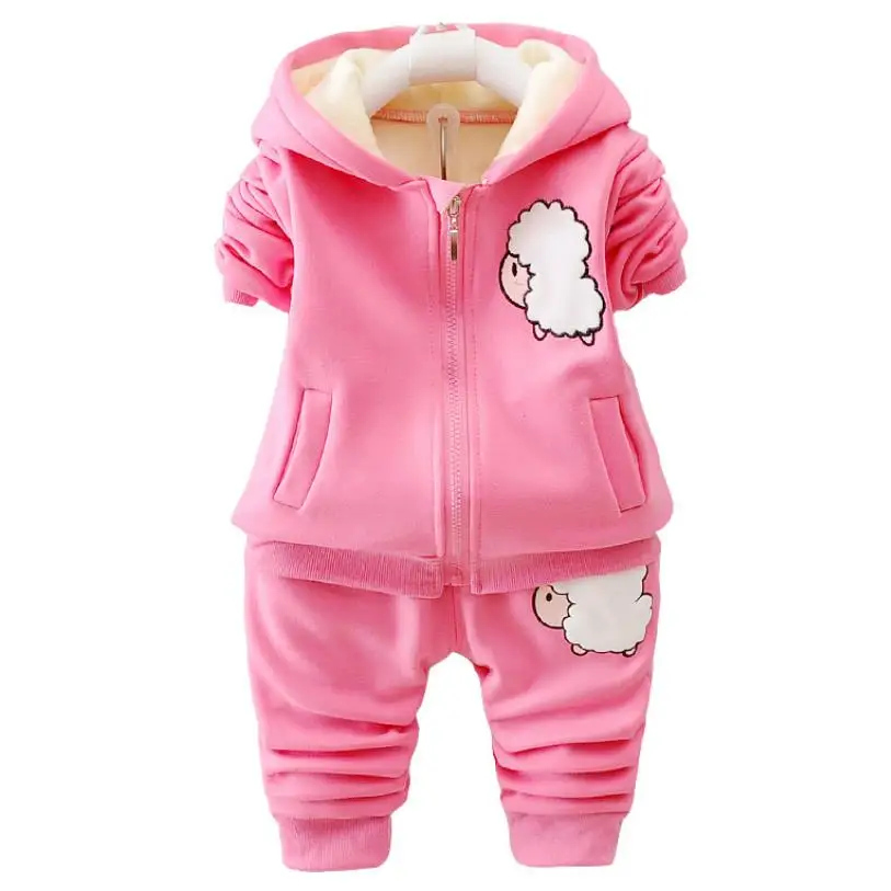 Коллекция 2021 года новый осенне зимний комплект одежды для маленьких девочек с