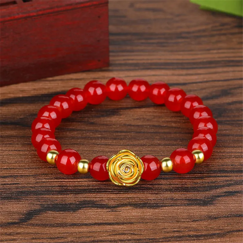 Новые золотые браслеты PIXIU для женщин и мужчин с бусинами пар приносит удачу