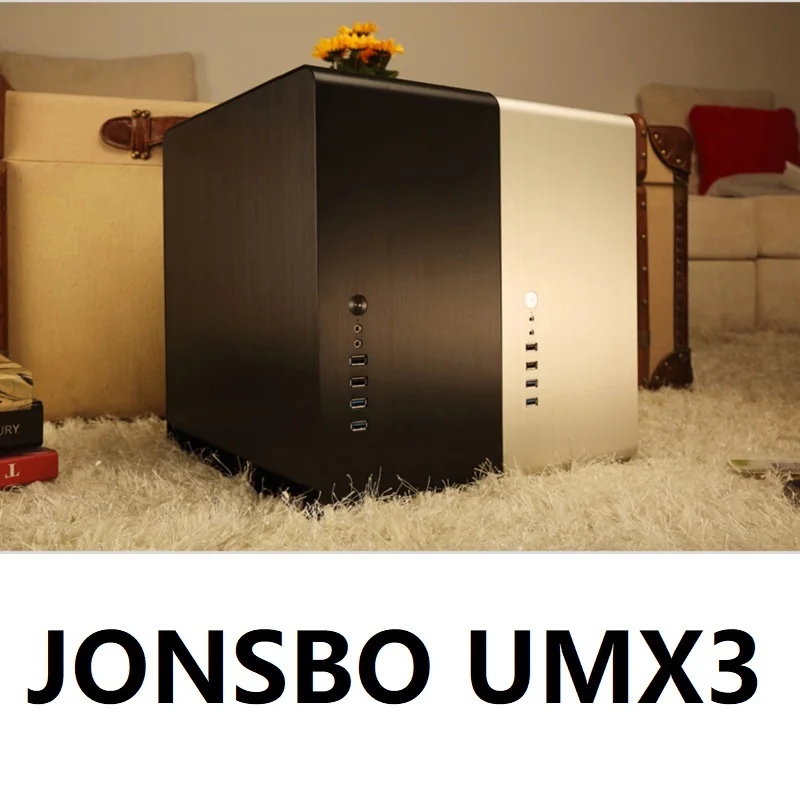 JONSBO UMX3 алюминиевый корпус поддерживает Материнские платы MicroATX USB3.0 корпус компьютера