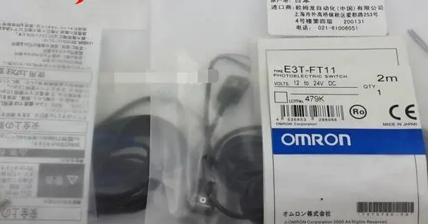 E3T-FT11 E3T FT11 12-24VDC 2 м Новый Omron фотоэлектрический переключатель Датчик Бесплатная