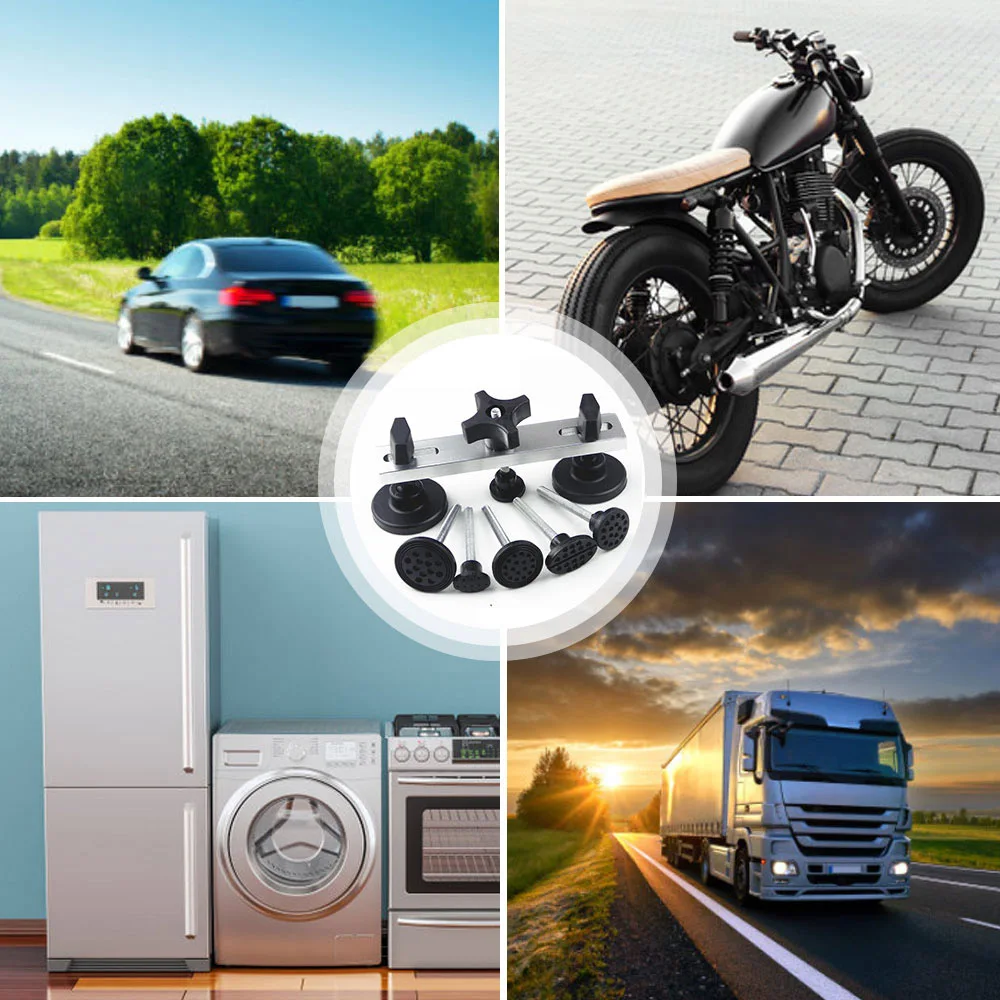 

Car Body Dent Removal Tool Dent Repair Puller Kit Auto Paintless Dent Remover Auto Body Suction Cup Repair Tools for Car Motor