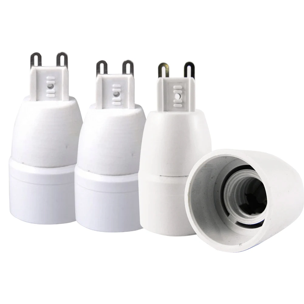 4 шт. огнеупорный легко установить конвертер лампа Разъем практичный G9 к E14