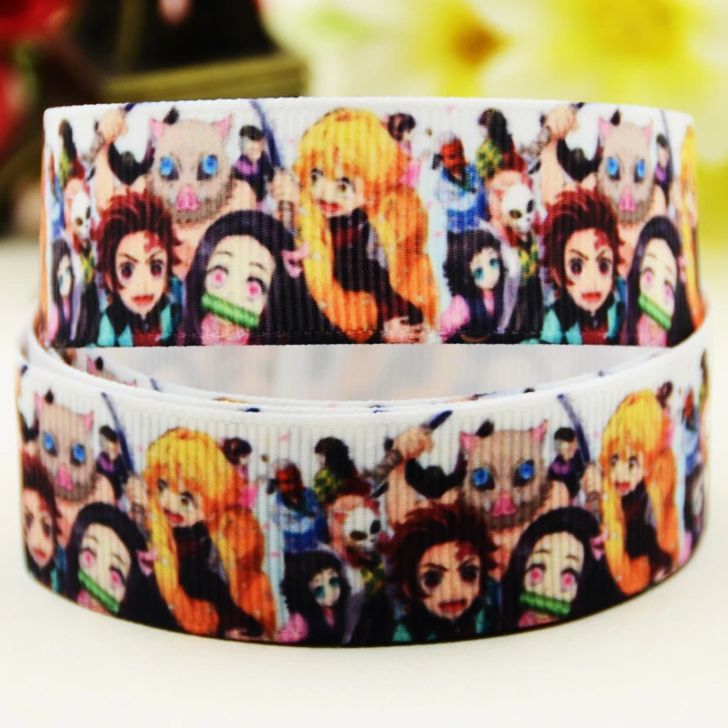 

7/8 "(22 мм) цепочка из бисера с принтом из мультфильма, корсажная лента, вечерние украшения, 10 ярдов, X-02792