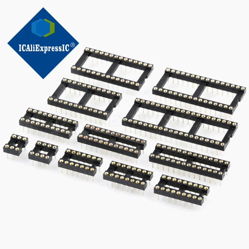 

Разъем с круглым отверстием, 200 шт., DIP 6, 8, 14, 16, 18, 20, 24, 28, 40 контактов, DIP6, DIP8, DIP14, DIP16, DIP18, DIP20, DIP28, DIP40 контактов