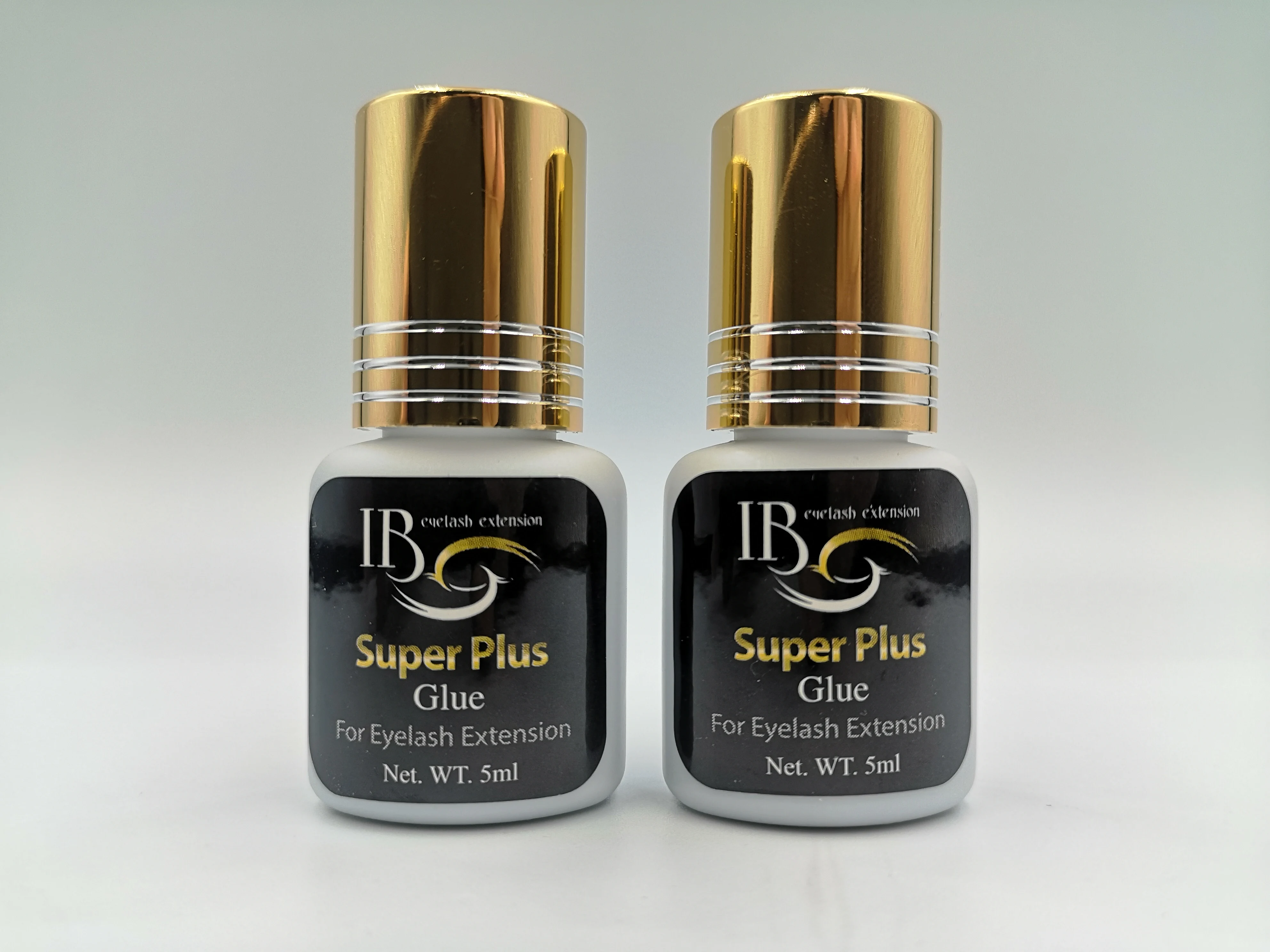 Новое поступление корейский IB ibeauty супер плюс клей для наращивания ресниц черный клей Золотой колпачок 5 мл Быстросохнущий