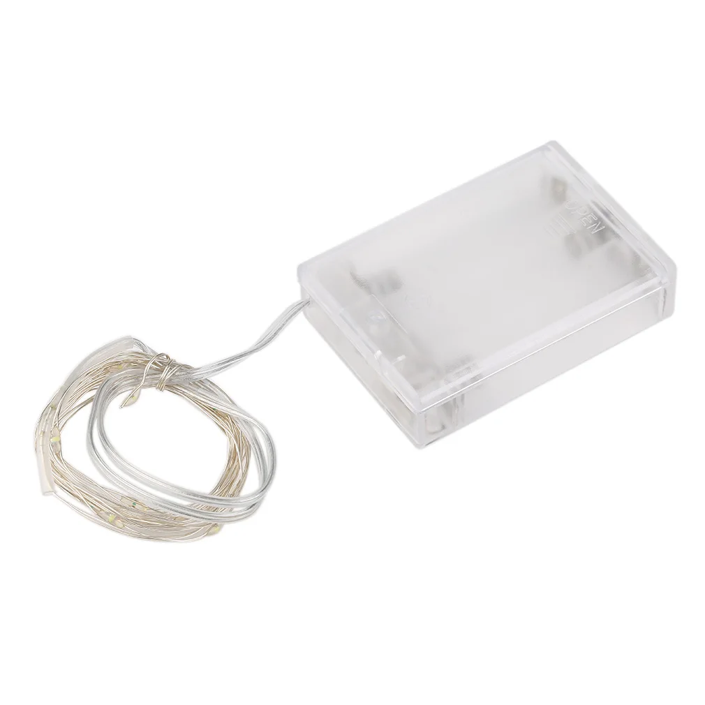 

Waterproof 30 LED Silver Wire Christmas Wedding Party String Fairy Light Indoor Outdoor Decoration Lamp Dry Battery
