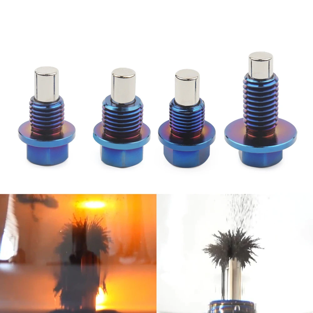 

Titanium Alloy Magnetic Oil Release Plug Oil Release Nut M12*1.25 M12*1.5 M12*1.75 M14*1.5car Oil Release Bolt Auto Accessories