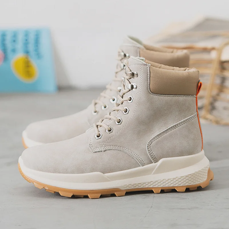

2020 Fashion Boots Women Autumn Early Winter Shoes Height Increasing 4.5cm Ladies Ankle Boots Thick Sole Non-slip A2931