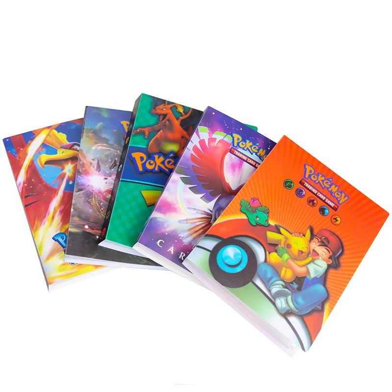 

Коллекционные Карточки с покемоном, альбом для игр, персонажи, карточки, папка для книг, список топ-загруженных игрушек, подарок для ребенка,...