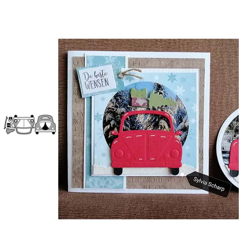 

JC New Design Metal Cutting Dies Car Vehicle for Scrapbooking DIY Punch Blade Make Stencil Craft Mold Mould Decoration Template