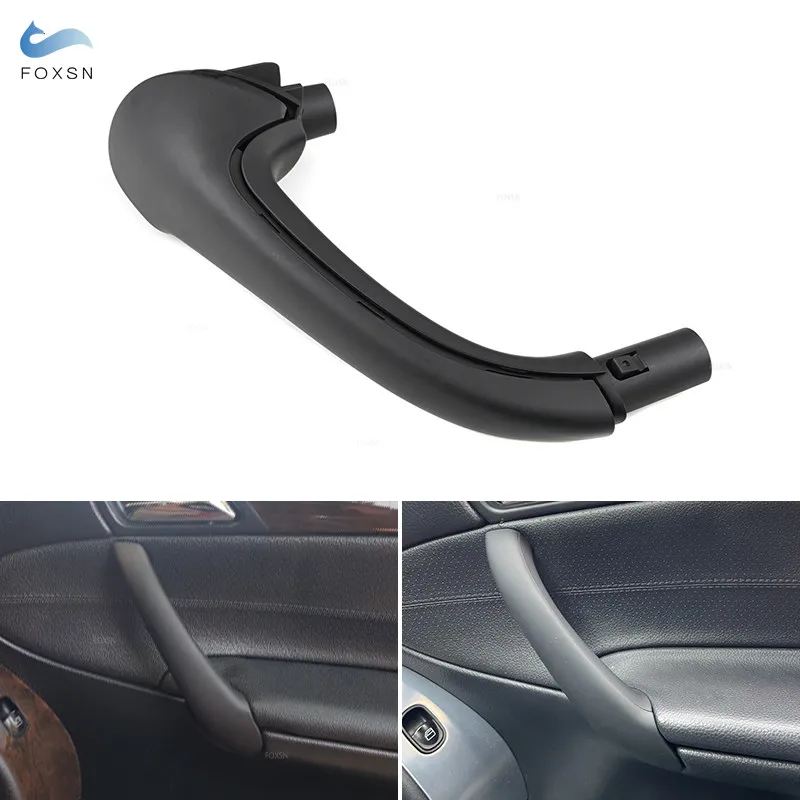 

Black Right Interior Front Door Pull Handle Cover Replacement For Mercedes Benz C Class W203 C230 C240 C320 2003-07 2038101651