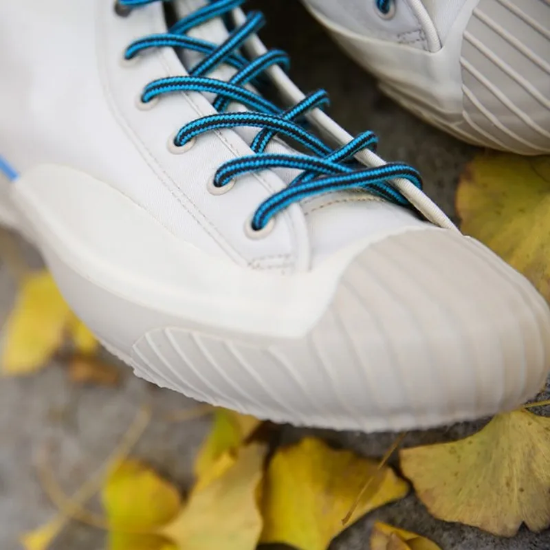 Повседневная винтажная парусиновая обувь мужские зимние удобные высокие