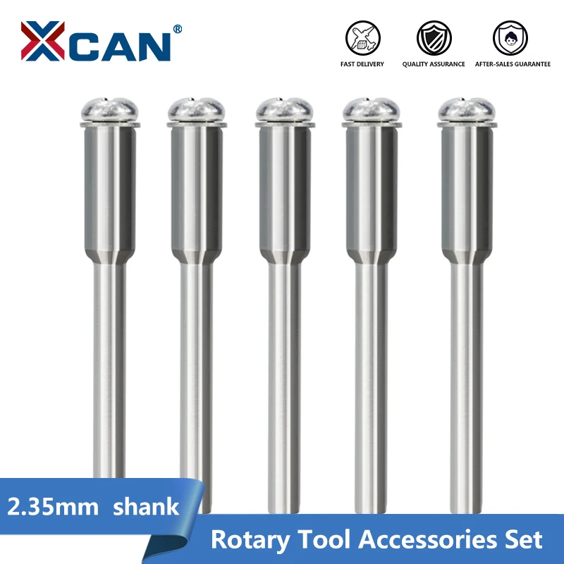 

XCAN 5pcs 2.35mm Shank Polishing Wheel Mandrels Set Cutting Disc Extension Rod Connective Rod For Dremel Rotary Tool