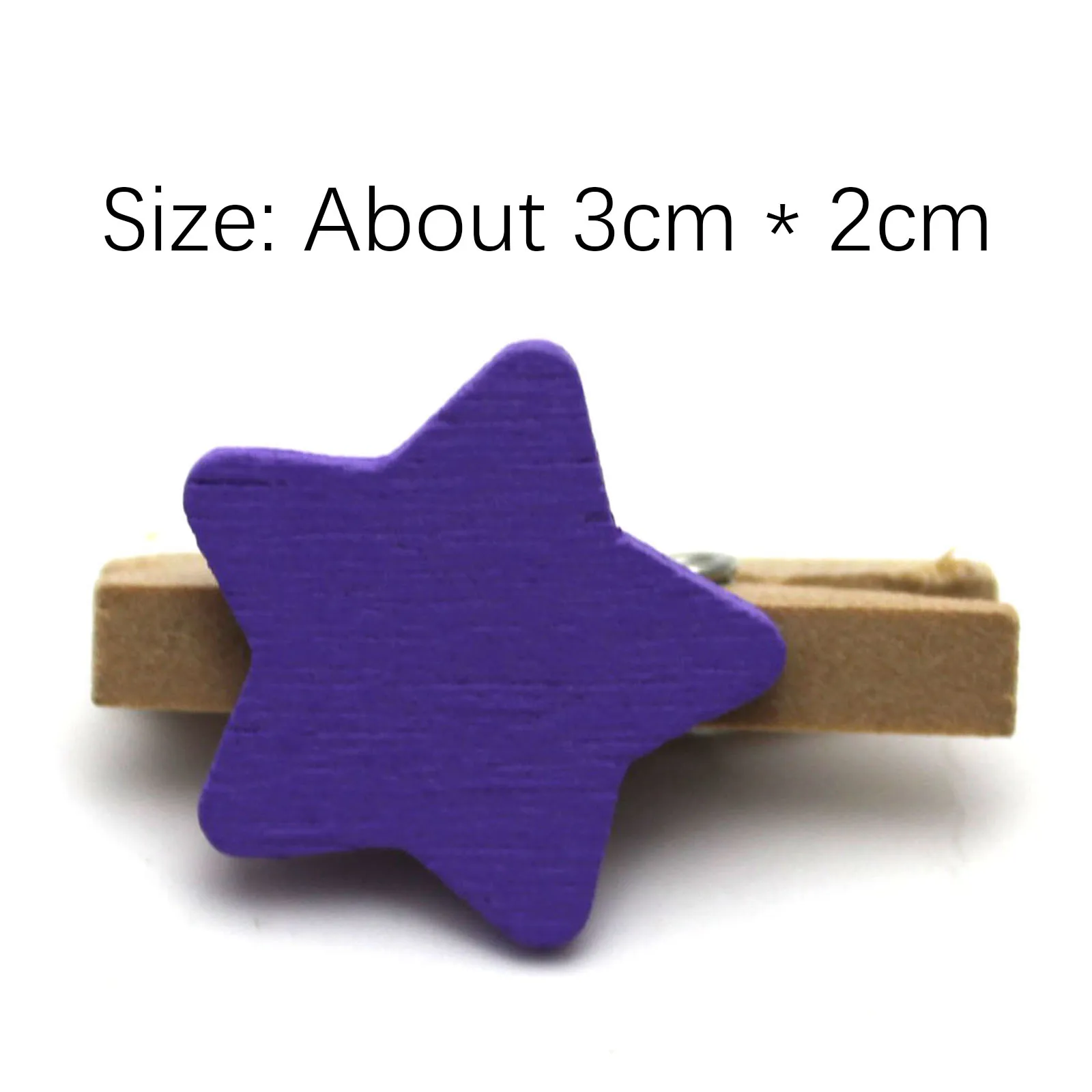 DIY Мини Деревянный клип мультфильм звезда форма сообщение фото держатель карты