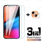 Защитная пленка для экрана Apple iPhone 13 3 в 1, пленка для объектива для iphone iPhone iphone 13, 12, 11 pro max mini, полное покрытие, закаленное стекло