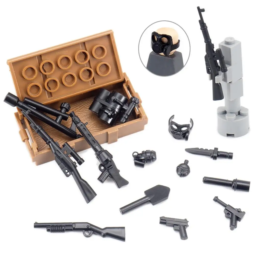 Военная Униформа Пособия по немецкому языку армии фигурки с оружием WW2