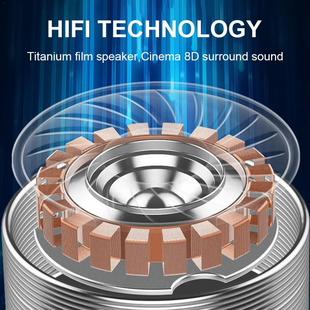 TWS беспроводной Bluetooth 5 0 наушники светодиодный дисплей IPX5 Водонепроницаемый