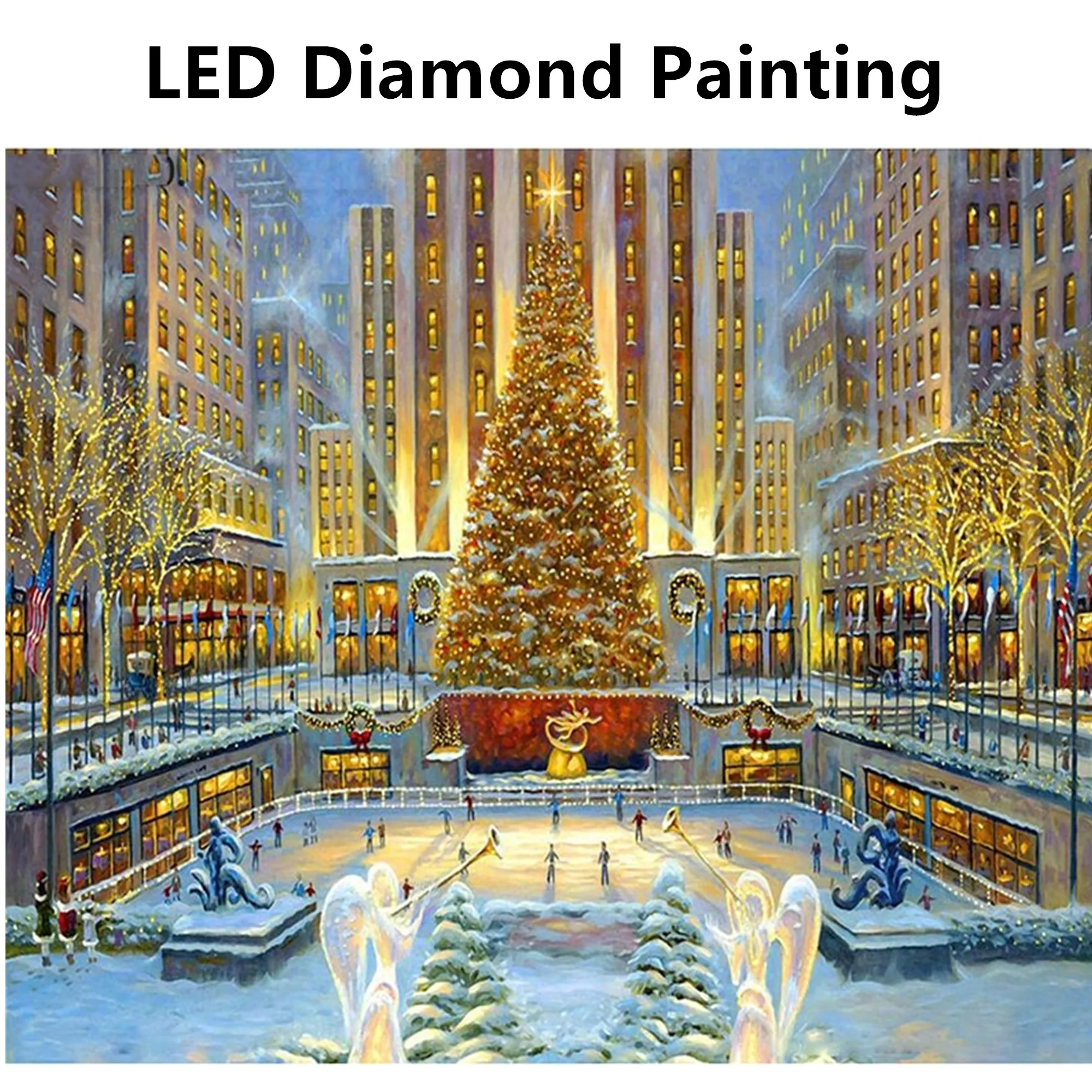 Алмазная живописветодиодный по номерам с светильник кой 5005|Алмазная мозаика и