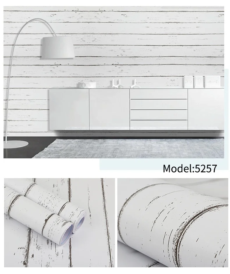 45 см * 10 м Горячая древесная полоса 3D пилинг обои водонепроницаемый самоклеющиеся