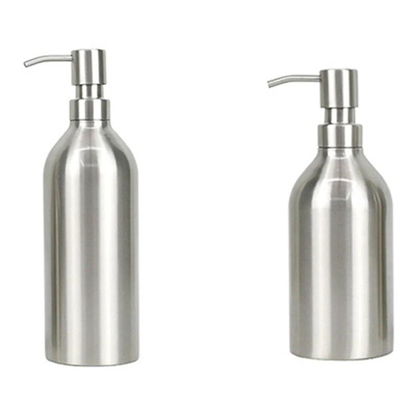 

Liquid Soap Dispenser Bottle Gel Bottle 304 Stainless Steel Kitchen Bathroom Lotion Pump