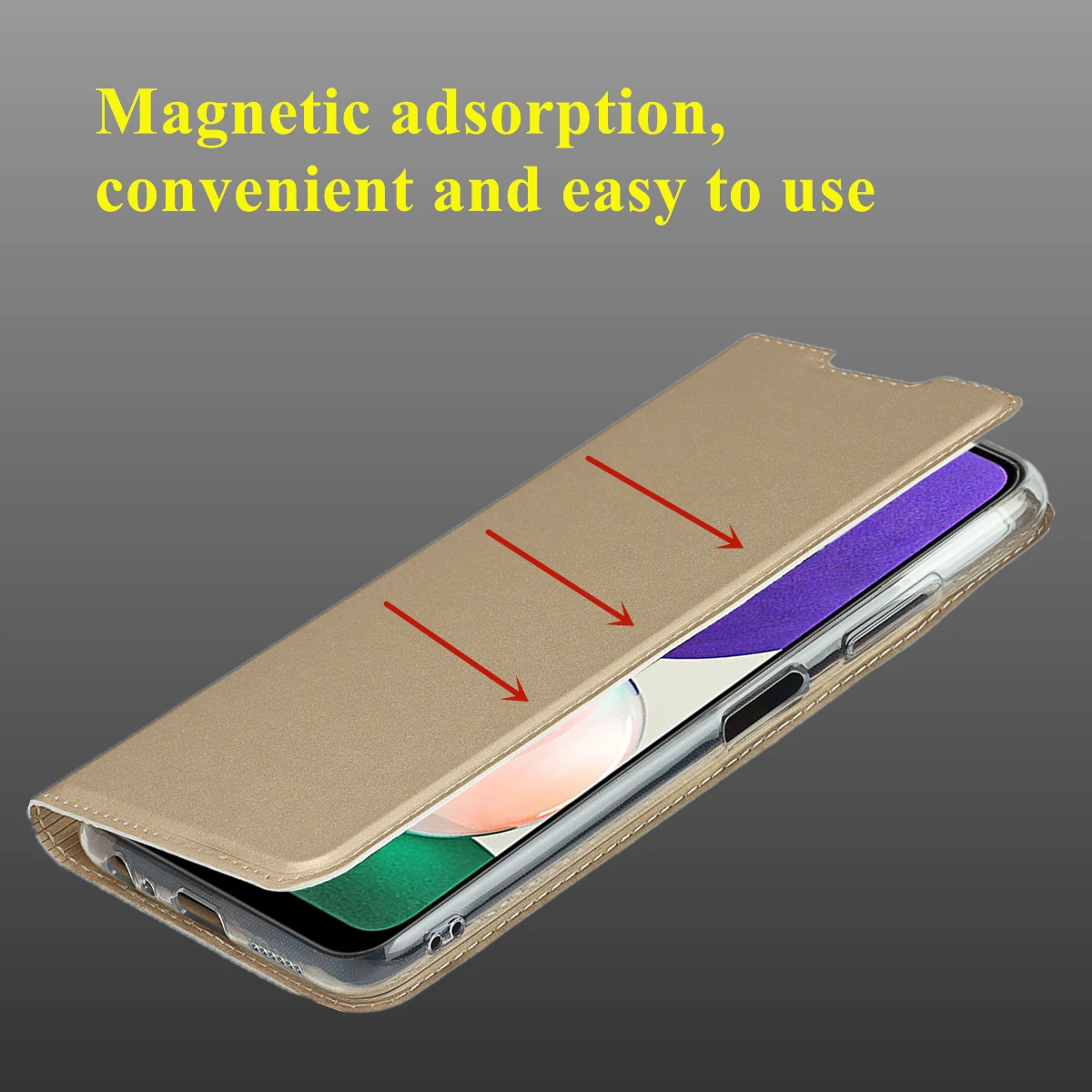 Magnetic adsorption Fitted Case for Fujitsu Arrows We F-51B Phone Bag Flip Cover Ultra-thin Matte Touch | Мобильные телефоны и