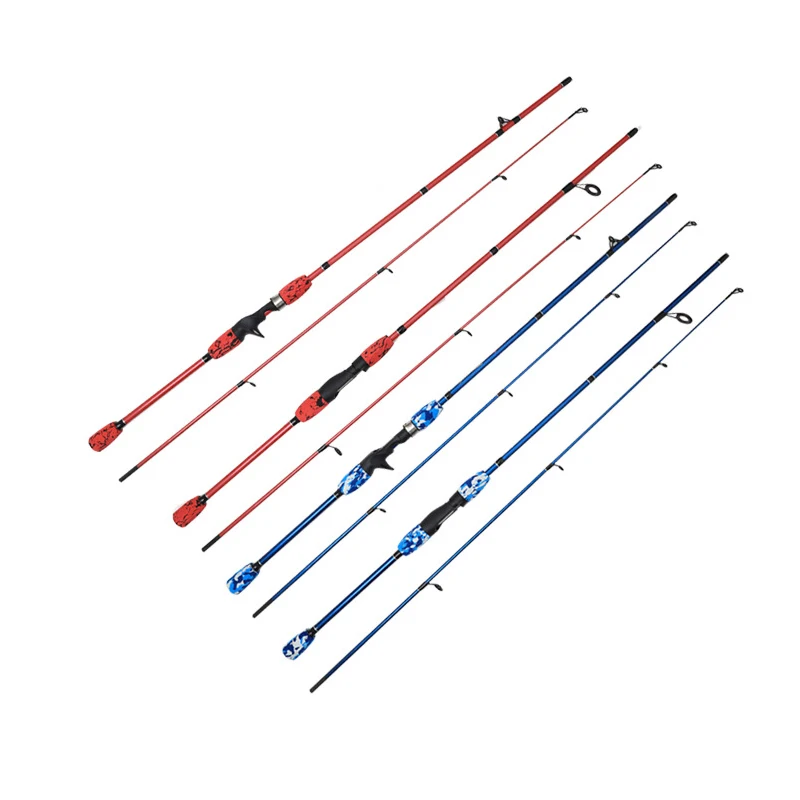 

Catch.u Spinning Fishing Rod 1.8m Casting Fishing Rods MH Carbon Fiber Pole Red Green Black Camouflage Poles Fishing Gear Tools