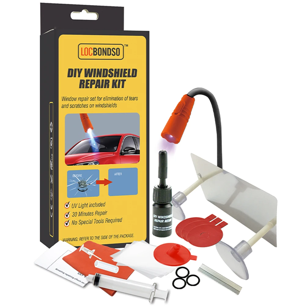 

DIY Kit лобовое стекло автомобиля ремонт инструмент авто Стекло набор инструментов для ремонта лобовое стекло трещина царапин восстановить с...