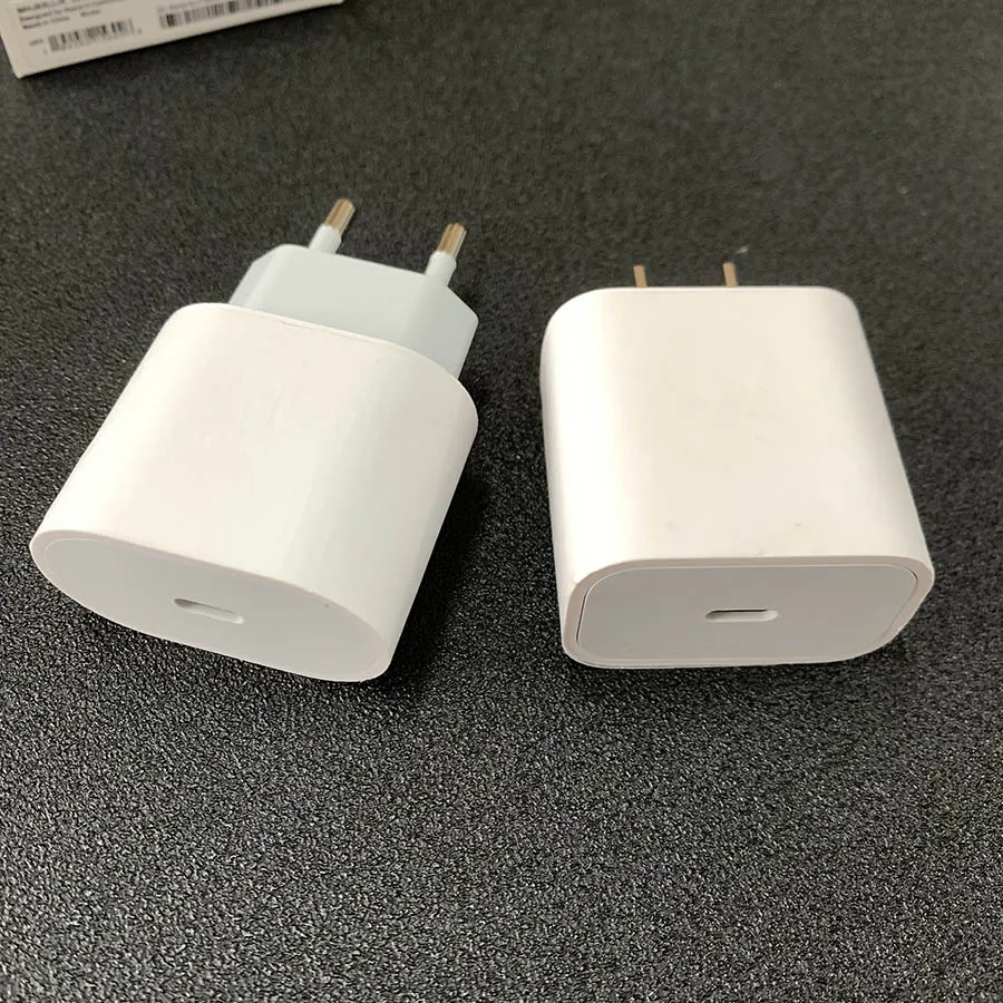 

20W OEM Fast Charging PD Charger A2305 A1692 9V 2.22A For 11 12 Pro Max Genuine USB Type C Port EU US Travel Power Adapter