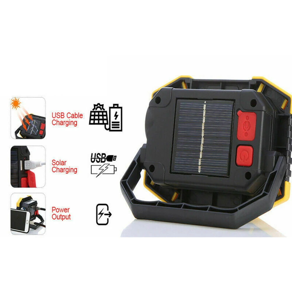 

2 Modes Worklight Rechargeable Flashlight Camping Spotlight Safety Equipment