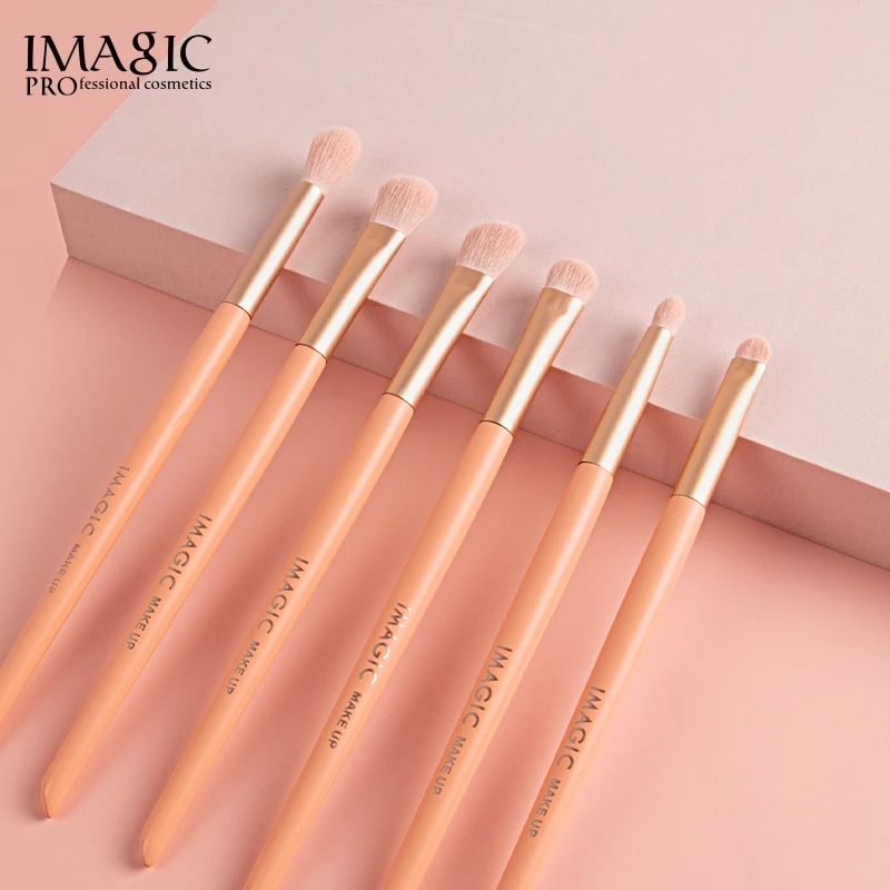 

IMAGIC 6Pcs Makeup Brushes Tool Set Eye Shadow Blush Make up Beauty Cosmetic Brushes Professional Ultra Soft Eye Shadow Brushes